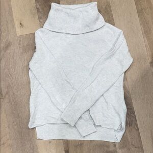 Max Studio Soft Gray Cowl Neck Sweater